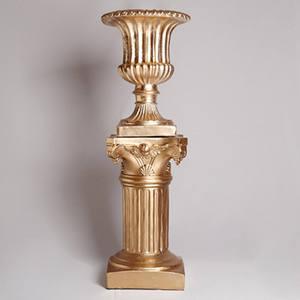 2026 Avrupa Reçine Roma Sütunu Saksı Düğün Malzemeleri Düğün Sahne Düzeni Sahne Yolu Vazo Düğün Dekorasyonu için - Product Image 4