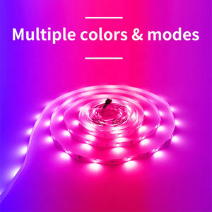 ไฟแอลอีดีแบบเส้น 10 เมตร 5 เมตร 2835 5050 RGB IP20 IP65 60 หลอดต่อเมตร แถบไฟแบบยืดหยุ่น ชุดไฟแอลอีดีแบบเส้น RGB - Product Image 4