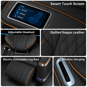 Asientos de Capitán Negros de Lujo Modificados para Autocaravanas, con Masaje y Ventilación, para W447 Alphard VIP - Product Image 4