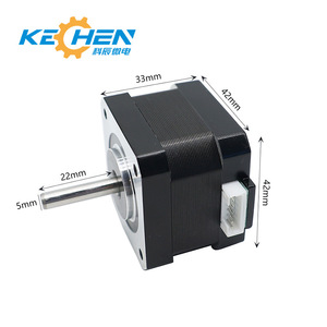 มอเตอร์สเต็ปเปอร์ Kechen ขนาด 42x33 มม. แกน 5 มม. มอเตอร์ DC ขนาดเล็ก สำหรับอุปกรณ์อัตโนมัติทางการแพทย์ - Product Image 1