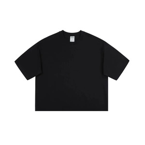 Fabrication de t-shirts Boxy personnalisés Logo DTG 100% coton T-shirt homme lourd T-shirt coupe Boxy de haute qualité - Product Image 2