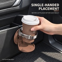 Porte-gobelet pour porte de voiture, rangement en voiture, porte-gobelet pliable, porte-gobelet multifonctionnel, support de rangement fixe, rangement pour gobelets de boisson