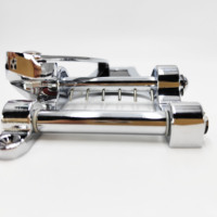 Pont de tremolo pour guitare électrique style LP avec barre de tremolo à grande poignée, plaque de tirage de cordière de guitare avec vis et ressorts complets