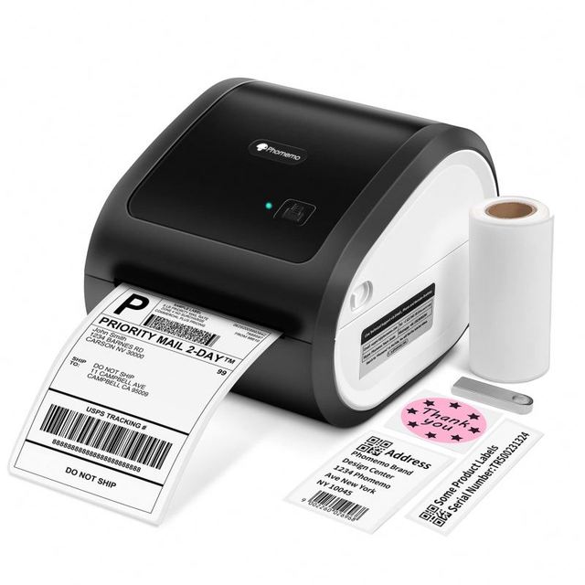 Phomemo D520BT Thermal Printer 4x6 Label Shipping Label Printer Machine for Shipping