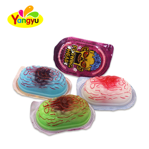 Caramelle Gommose a Forma di Cervello <span class=keywords><strong>Zombie</strong></span> per Halloween, con Salsa Scorrevole al Gusto di Frutta, Confezione Assortita in Scatola Espositiva - Product Image 4