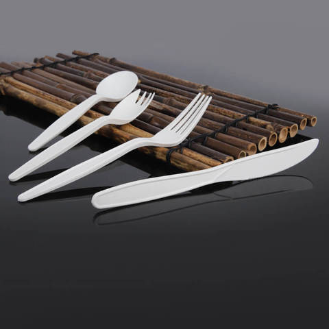 Chopstick White Custom Eco Friendly Soup Spoon