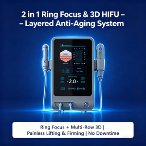 Dispositivo 2 en 1 HIFU-RF para lifting, contorno corporal y estiramiento de la piel con plástico ABS para definir la línea de la mandíbula - Product Image 2