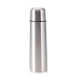 Fábrica al por mayor 350/500/750/<span class=keywords><strong>1000ml</strong></span> botella con aislamiento de bala termo de grado alimenticio doble pared 304 botella de agua de acero inoxidable - Product Image 1