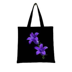 Cotton Material and All Over Printed Tote Cotton <b>Bags</b> Item Self Handle Black Color <b>Bag</b> Manufactured in India - Product Image 1