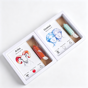 <span class=keywords><strong>Torre</strong></span> de Cristal Natural con los 12 Signos del Zodiaco, Adorno de Escritorio para Yoga, Meditación y Decoración del Hogar, Regalo para Mujeres - Product Image 4