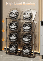 Range-chaussures vertical multi-niveaux en acier inoxydable, organisateur de rangement pour chaussures domestique, montage facile, gain de place, support à chaussures pour entrée