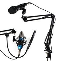 Support en porte-à-faux micro de bureau pliant micro enregistrement en direct 35 supports