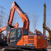 Excavadora Usada Caterpillar 14 Toneladas DX140 de Corea, Excavadora Usada a Bajo Precio, Excavadoras DX140 en Stock