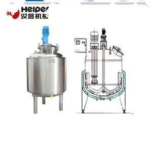 Réservoir de mélange en acier inoxydable de 100 gallons