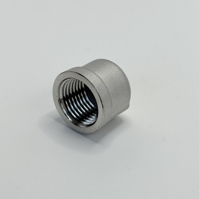 Wholesale Bulk Quantity ASTM Threaded Connection 304 Stainless Steel High Pressure Forged End Cap Blind Round Tube Fitting