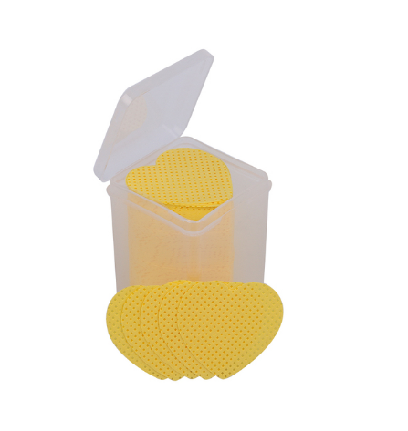 Jaune en forme de coeur