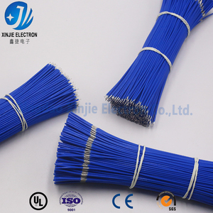 Dây điện tử màu xanh lam, đã được tước vỏ, đạt chứng nhận UL, tùy chỉnh, lõi đồng mạ thiếc, dùng cho mạch điện tử & hệ thống dây điện công nghiệp - Product Image 1