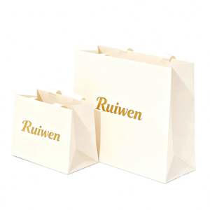 Bolsas de Papel para Envasado de Cosméticos y Ropa, Bolsas de Compra de Papel Personalizadas de Lujo en Color Verde - Product Image 2