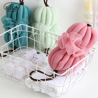 Long Stretchable Mesh Exfoliating Loofah Tali Belakang Mandi Menggosok Bola Tubuh Mandi Mandi Spons Handuk