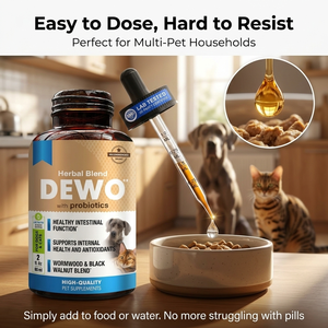 Natural Intestinal Defense <strong>for</strong> <strong>Dogs</strong> Cats Herbal Cleanse Wormwood Black Walnut Probiotics Health Gut Herbal Blend Pet Supplements - Product Image 5