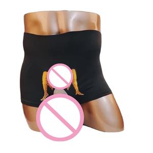 Tanga Erótica Personalizada para Hombre, de Cintura Alta, de Nailon, con Bolsa para Hombre, Ropa Interior Sexy de Algodón para Hombres <span class=keywords><strong>Gay</strong></span> - Product Image 3