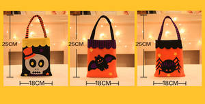 Toptan cadılar bayramı Trick veya cadılar bayramı süslemeleri için ikram çantaları taşınabilir parti hediye şeker çanta - Product Image 6
