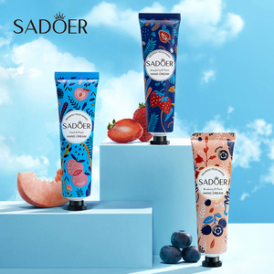 Crème <span class=keywords><strong>Mains</strong></span> Hydratante Mini Format aux Extraits de Fruits (Rose, Pêche, Fraise, Olive) – Parfumée, Blanchissante, Format Voyage – <span class=keywords><strong>Meilleure</strong></span> Vente - Product Image 4
