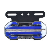 Feux de position latéraux à flux optique guidé 24V LED pour camions remorques indicateurs de largeur feux de dégagement