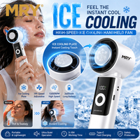Ventilateur portable rechargeable MRY, ventilateur de voyage, ventilateur de bureau, ventilateur d'extérieur, 13000 tr/min, 199 vitesses, écran numérique, type-C, ventilateur d'été