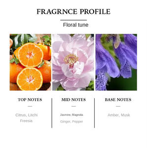 Perfume Moderno Rojo para Hombre OMJ, Aroma Ligero y Duradero, Tentación Natural de Durazno, Naranja, Vainilla y Sándalo, para Oficina y Fiestas - Product Image 5