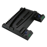 Prise en charge de la double manette de jeu Station de charge de refroidissement multifonctionnelle pour station de charge PS5 DE/UHD