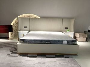 Lit King Size Moderne de Luxe avec Cadre en Bois, Ensemble de Rangement, Lit Mural Capitonnée, Meubles de Chambre de Haute Qualité - Product Image 2