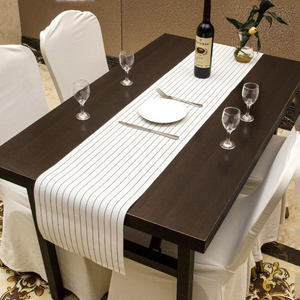 Mode hôtel restaurant 180cm thanksgiving changeant <span class=keywords><strong>bambou</strong></span> <span class=keywords><strong>chemin</strong></span> de <span class=keywords><strong>table</strong></span> pour les mariages - Product Image 2