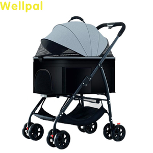 Chariot de voyage portable <span class=keywords><strong>pour</strong></span> l'extérieur, <span class=keywords><strong>poussette</strong></span> <span class=keywords><strong>pour</strong></span> chat, <span class=keywords><strong>petit</strong></span> <span class=keywords><strong>chien</strong></span> - Product Image 2