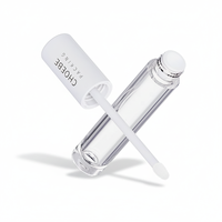 Contenant de brillant à lèvres Choebe Premium avec couvercle blanc, emballage 4g, tube cosmétique en plastique pour gloss à lèvres 4ml, sans BPA, impression sérigraphique