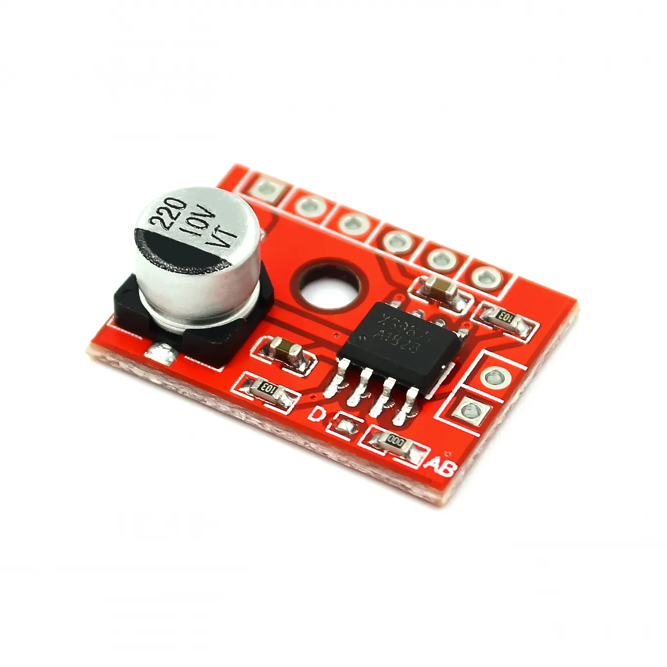 Placa amplificadora Digital XS9871 Super Mini, 1x5W, Clase D, 2,5 V a 5,5 V, clase eficiente, opcional AB/D