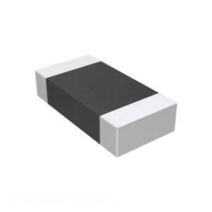 Condensateur céramique 1206 (3216 métrique) 0,47 µF CAP CER 0,47 µF 16V X7R 1206 - Distributeur agréé CC1206KPX7R7BB474 - Product Image 1