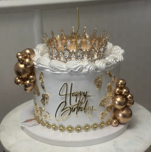 Nuova Collezione 2026: Corone in Lega Scintillante per Decorazione Torte, Vari Stili e Forme, per Occasioni Speciali e Matrimoni - Product Image 2