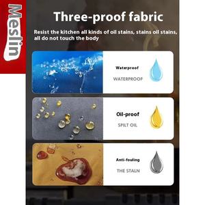 Ropa DE TRABAJO unisex impermeable resistente al aceite para chef de catering manga tres cuartos para uniformes de hoteles y restaurantes - Product Image 2