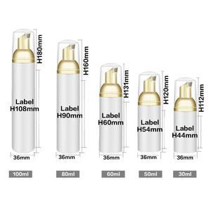 Bouteille de mousse nettoyante et shampooing pour cils en PET rechargeable avec logo personnalisé 1 oz 2 oz 100 ml 30 ml 50 ml 150 ml pour faux cils - Product Image 5