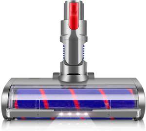 Brosse à rouleaux souple pour tête de sol compatible avec les aspirateurs <span class=keywords><strong>Dyson</strong></span> V7 <span class=keywords><strong>V8</strong></span> V10 V11 V15 Pièces de rechange Tête de moteur rotative - Product Image 1