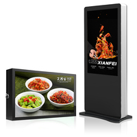 Pantalla LCD para Menús de Exterior, Señalización Digital IP65 Resistente al Agua, Marco LED de Alto Brillo 4K, Kiosco Comercial para Restaurantes Drive-Thru
