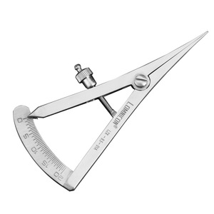 Regla de Compás Quirúrgica Lomicon de Acero Inoxidable LX-85-0M, Instrumento de Precisión para el Cuidado Ocular - Product Image 1