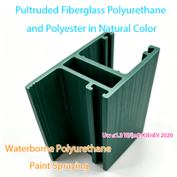 Proveedor de Ventanas GFRPU, Color Natural, Fibra de Vidrio Pultruida, Poliuretano, Poliéster, Sección de Poliuretano, Pintura de Poliuretano al Agua en Aerosol