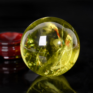 Wholesale High Quality Natural Healing <b>Crystal</b> <b>Ball</b> Citrine Sphere <b>Crystal</b> Decoration for Maditation - Product Image 1