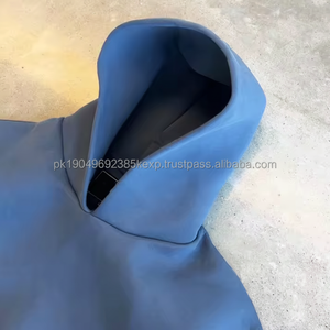 Sweat à capuche en coton 100% personnalisé avec logo lourd, tissu épais de 600 g/m², molleton en coton français pour hommes - Product Image 1