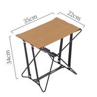 Chaise de directeur en métal, chaise de camping ultralégère pliable avec sac à dos en fil métallique, chaises noires pour événements