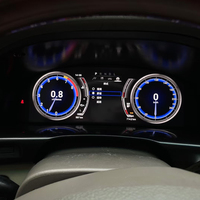 Layar Kokpit Virtual Kluster Digital untuk Toyota Land Cruiser LC100 Lexus LX470 2003 04 2007 Dashboard Mobil Pengukur Kecepatan Odometer