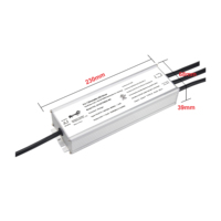Controlador LED de 192W, UL/CUL IP67, Impermeable, 2 Canales, Triac/Fase, 0-10V/1-10V, 10V PWM, Regulable, AC-DC, 24V/48V