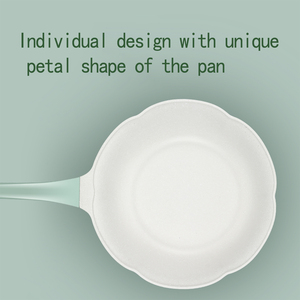 Wok Moderno de Hierro Fundido para Cocina, Antiadherente, Base de Inducción, Capacidad de 2-3L, Mango de Madera, Tapa de Vidrio, Apto para Cocina de Gas e Inducción, para Saltear - Product Image 2